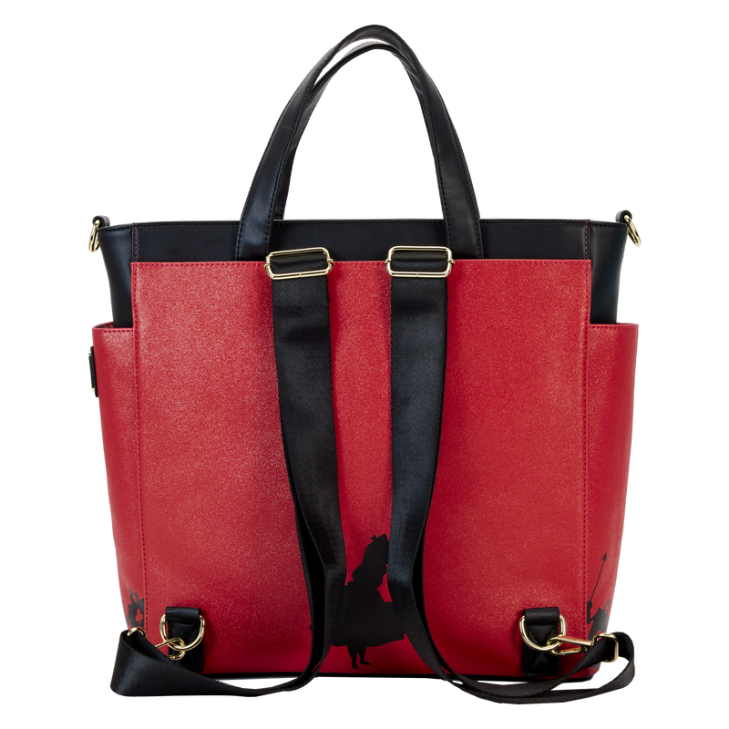 Alice In Wonderland Villains Convertible Backpack x26 Tote Bag