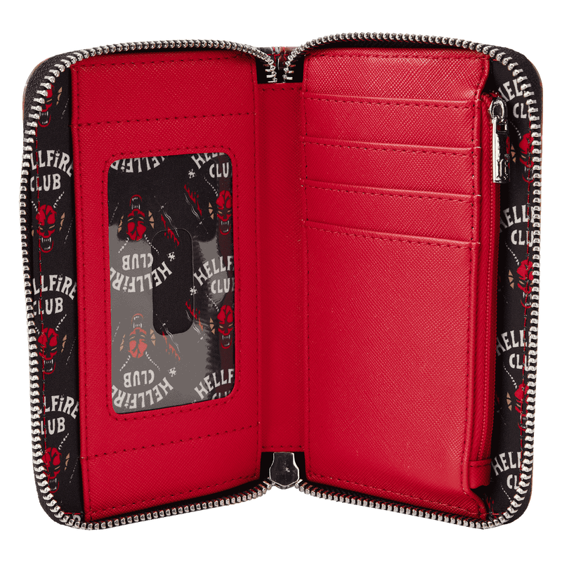 Stranger Things Eddie Munson Tribute Glow Zip Around Wallet