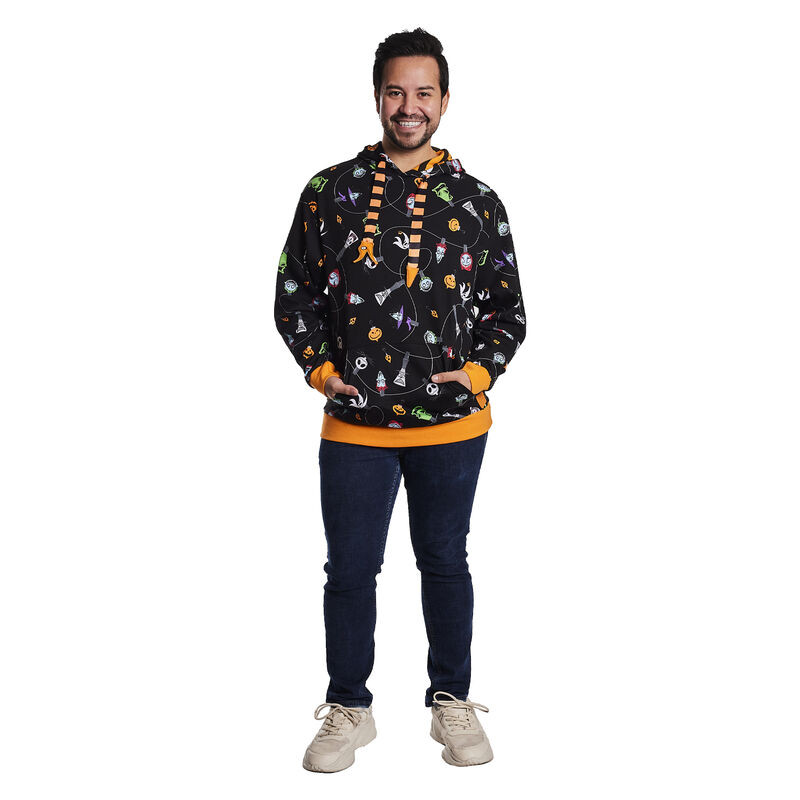 Nightmare Before Christmas Tree String Lights Unisex Hoodie
