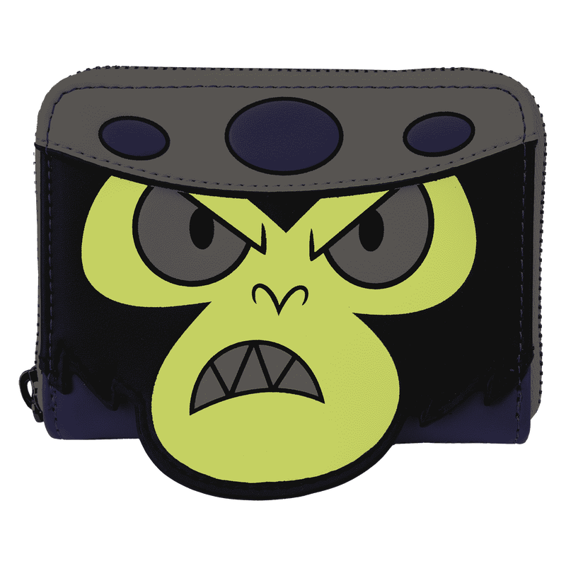 Powerpuff Girls Mojo Jojo Glow Cosplay Zip Around Wallet