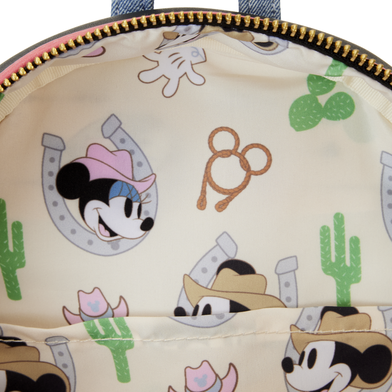 Western Mickey Mouse Cosplay Mini Backpack