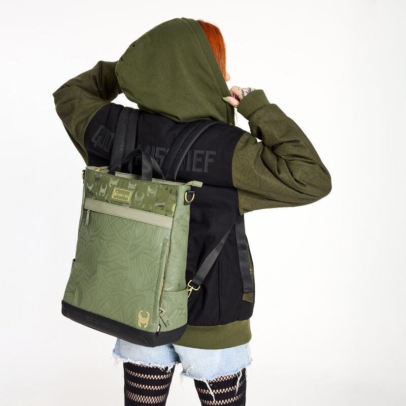 COLLECTIV Marvel Loki The CREATIV Convertible Backpack x26 Tote Bag