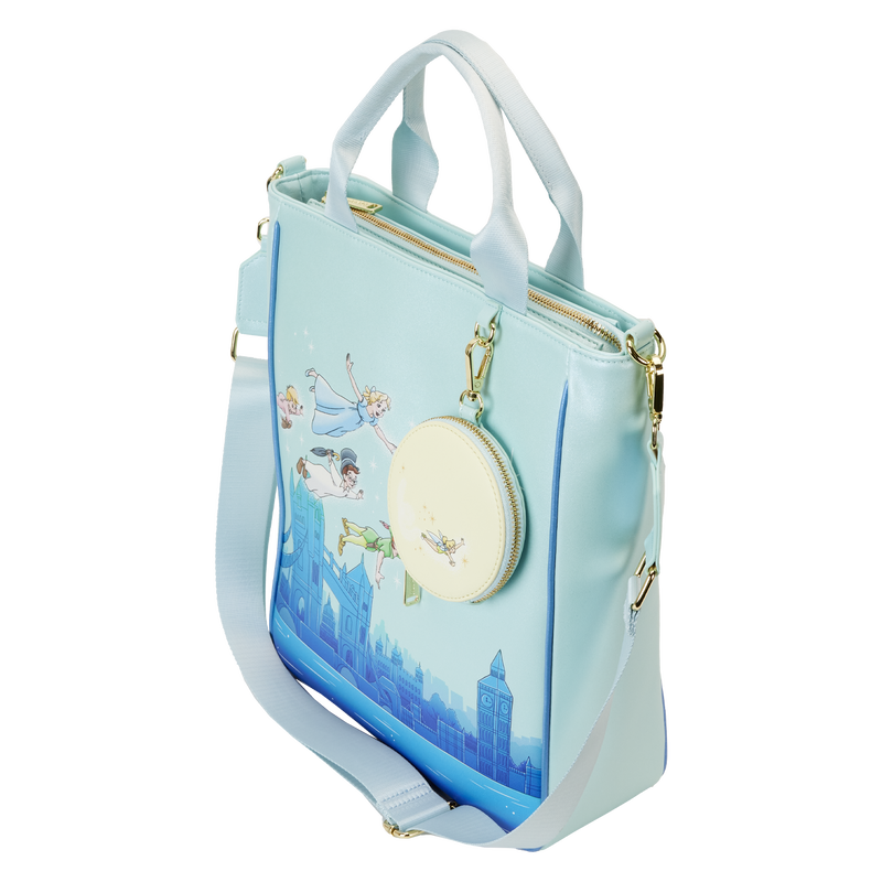 Peter Pan You Can Fly Glow Tote Bag With Coin Bag