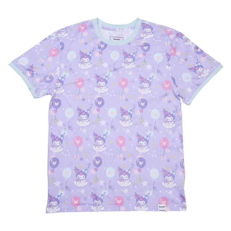 Sanrio Kuromi Carnival All-Over Print Unisex Ringer Tee