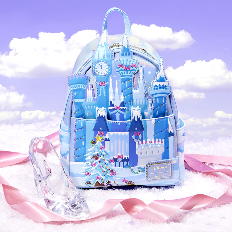 Cinderella Exclusive Holiday Castle Light Up Mini Backpack