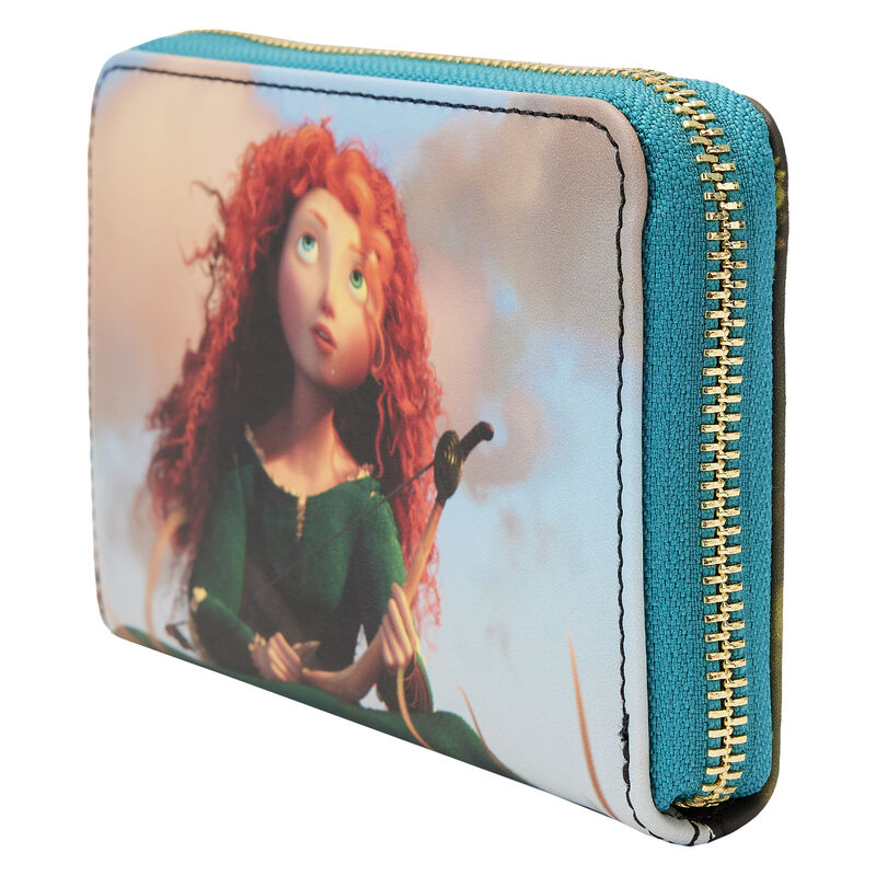 Brave Princess Scenes Zip Around Wallet