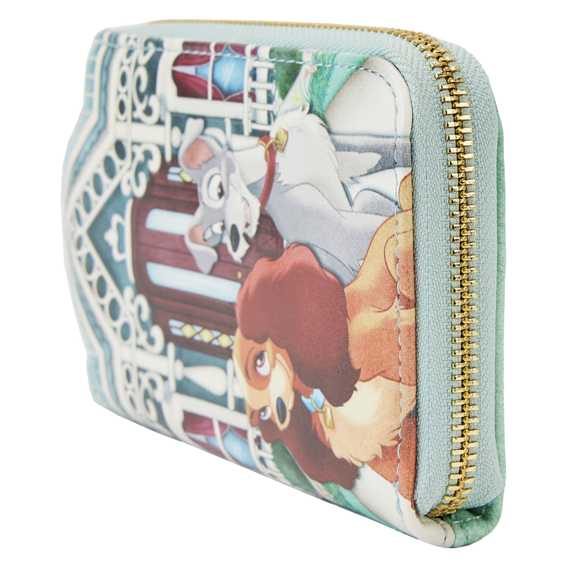 Lady and the Tramp Portrait House Zip Around Wallet