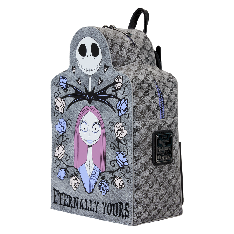 Nightmare Before Christmas Jack x26 Sally Eternally Yours Tombstone Mini Backpack