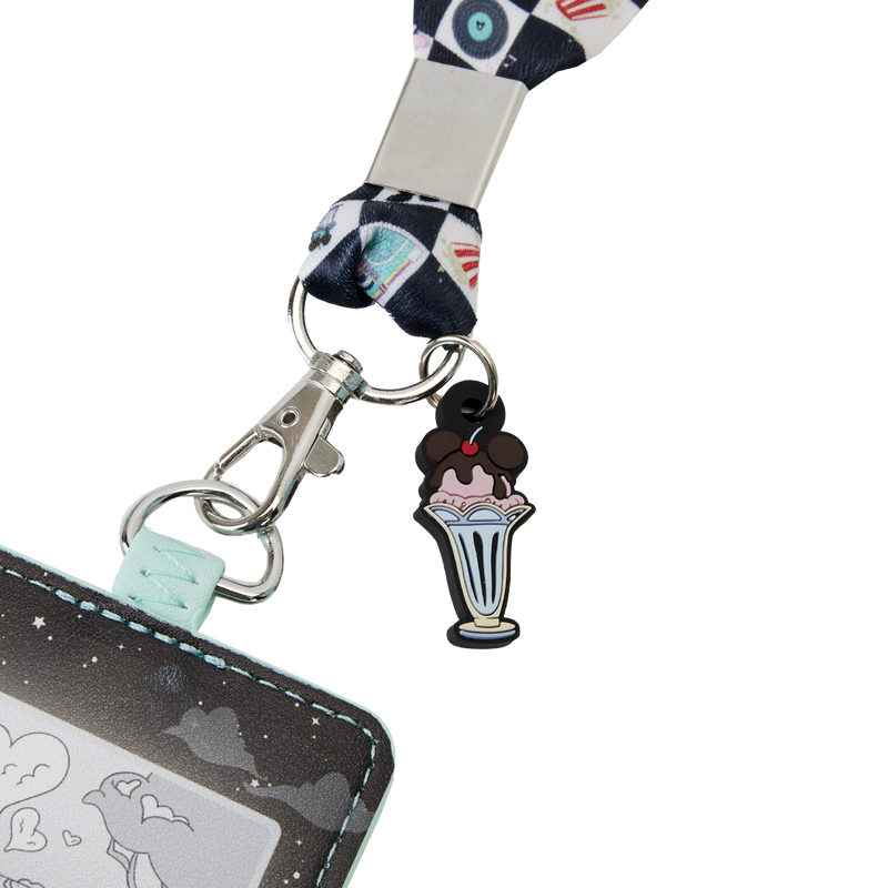 Mickey x26 Minnie Date Night Drive-In Lanyard With Card Holder