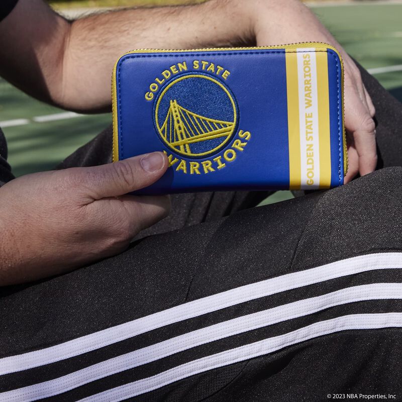 NBA Golden State Warriors  Patch Icons Zip Around Wallet