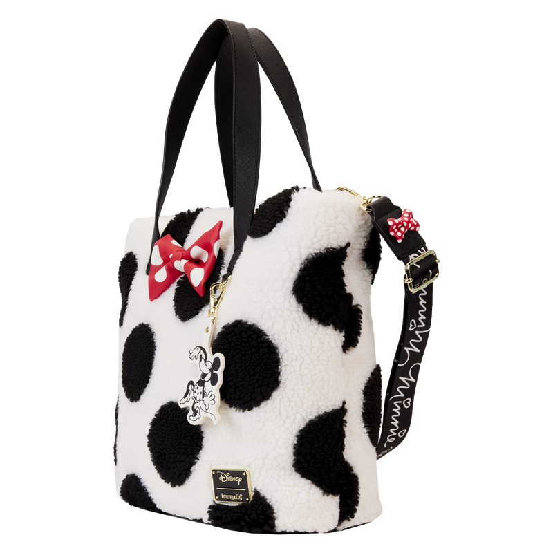 Minnie Mouse Rocks the Dots Classic Sherpa Tote Bag