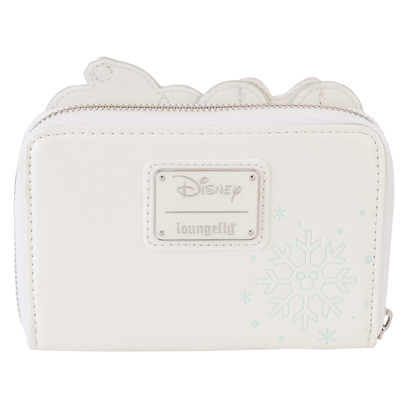 Mickey x26 Minnie Pastel Snowman Zip Around Wallet
