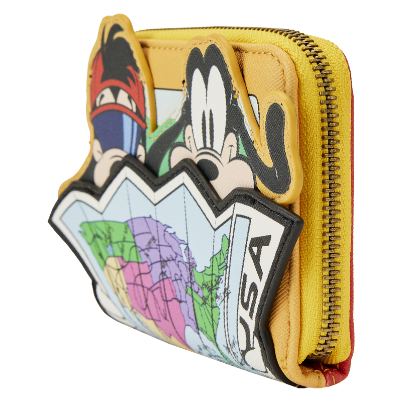 A Goofy Movie Road Trip Zip Around Wallet
