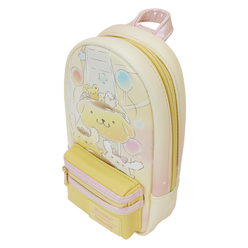 Sanrio Pompompurin x26 Macaroon Carnival Stationery Mini Backpack Pencil Case