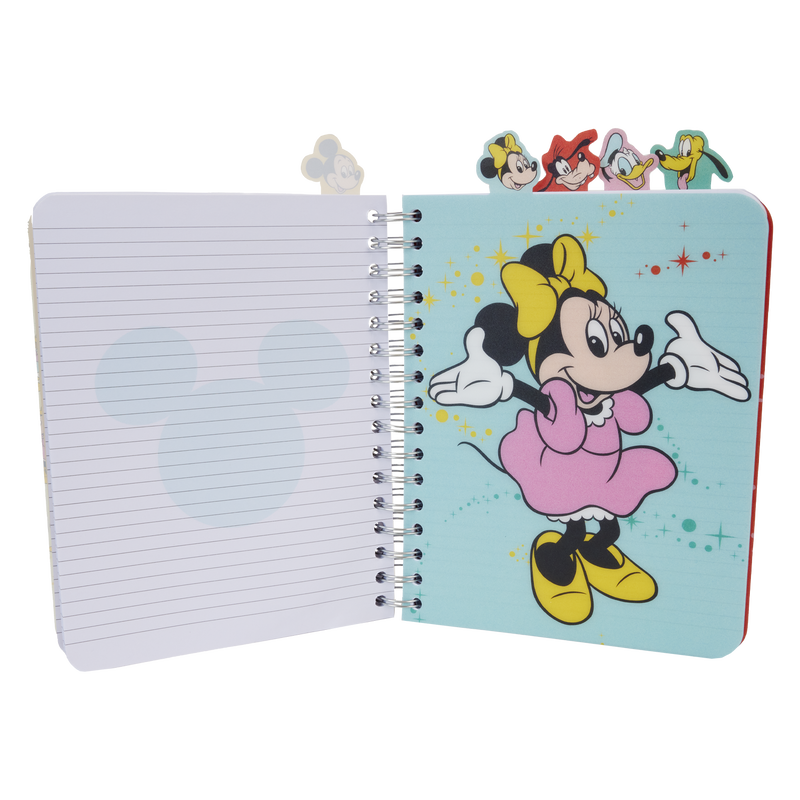 Disney100 Mickey x26 Friends Classic Stationery Spiral Tab Journal