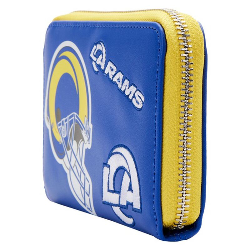 NFL Los Angeles Rams Patches Zip Around Wallet
