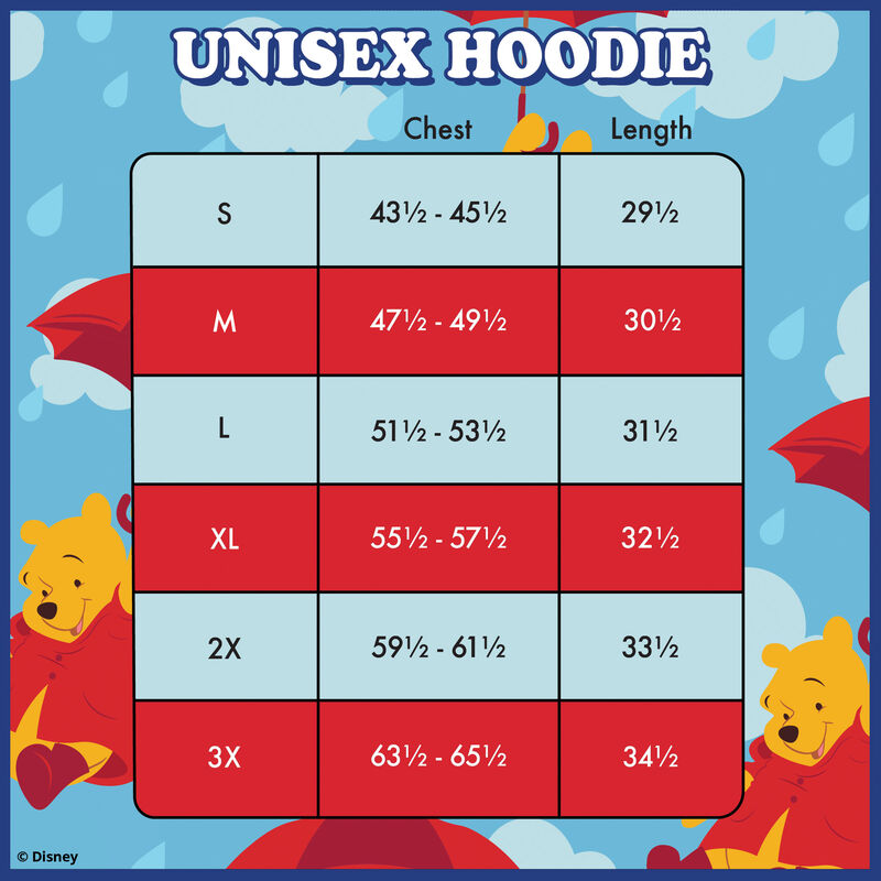 Winnie the Pooh Rainy Day Cosplay Puffer Unisex Hoodie