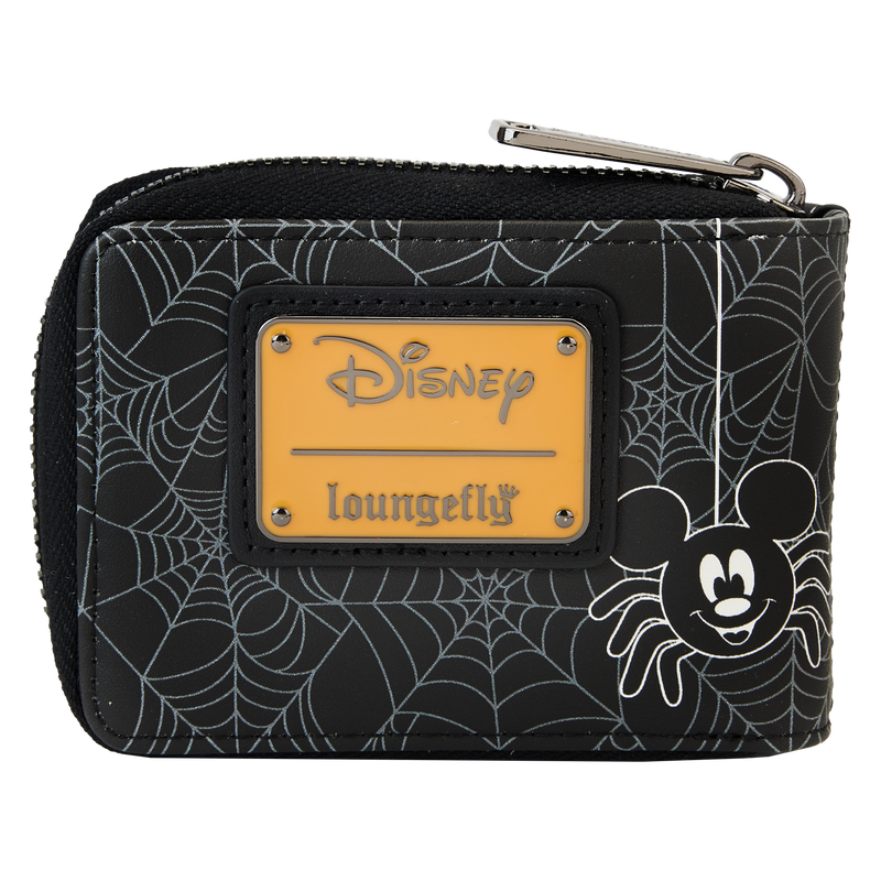 Minnie Mouse Spider Glow Accordion Zip Around Wallet