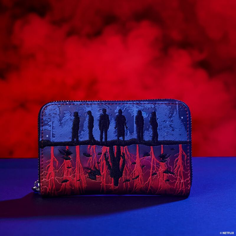 Stranger Things Upside Down Shadows Zip Around Wallet