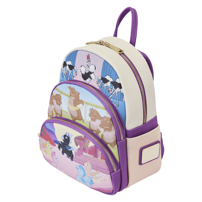 Fantasia Scenes Triple Pocket Mini Backpack