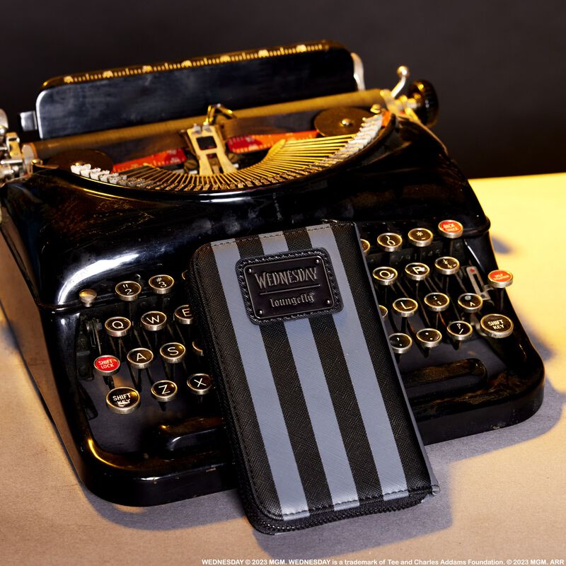 Wednesday Addams Exclusive Nevermore Zip Around Wallet