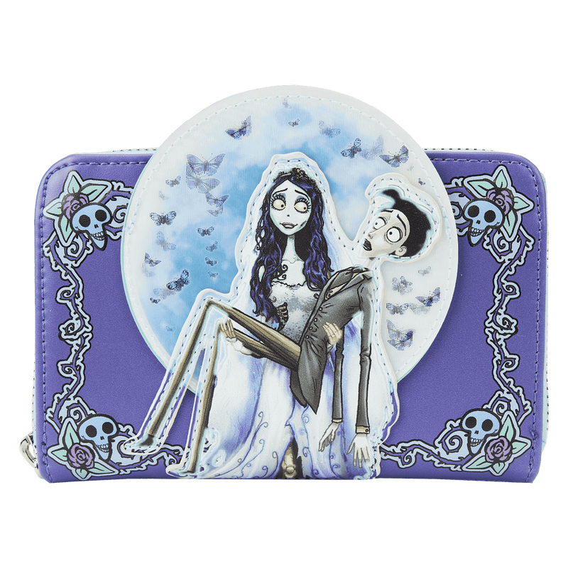 Corpse Bride Moon Zip Around Wallet