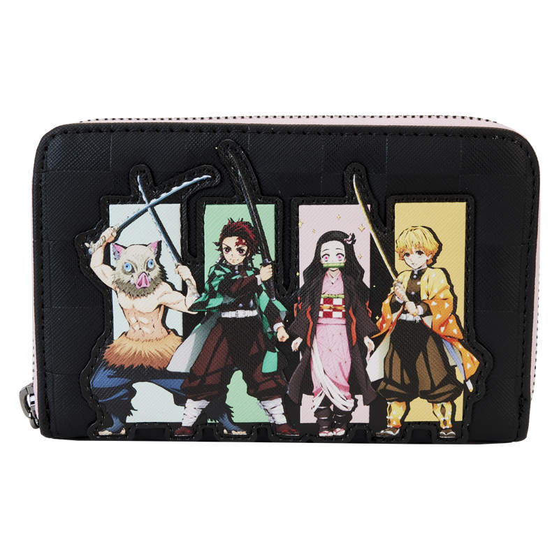 Demon Slayer Heroes Group Zip Around Wallet