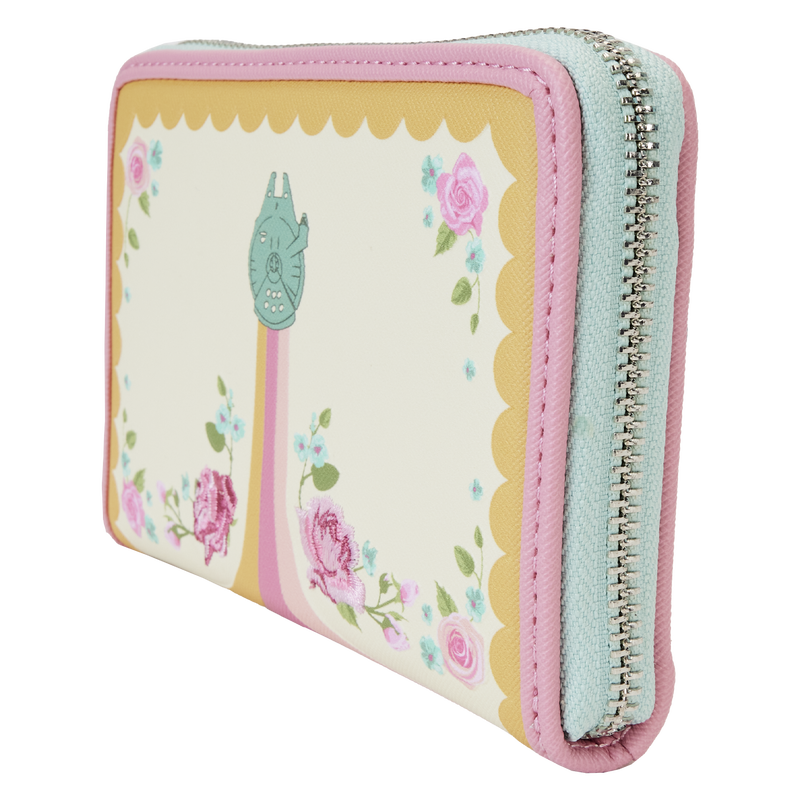 Star Wars Rebel Alliance Floral Zip Around Wallet