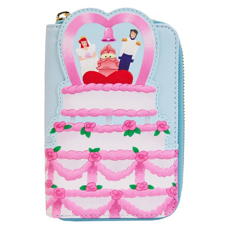 The Little Mermaid Wedding Cake Zip Around Wallet