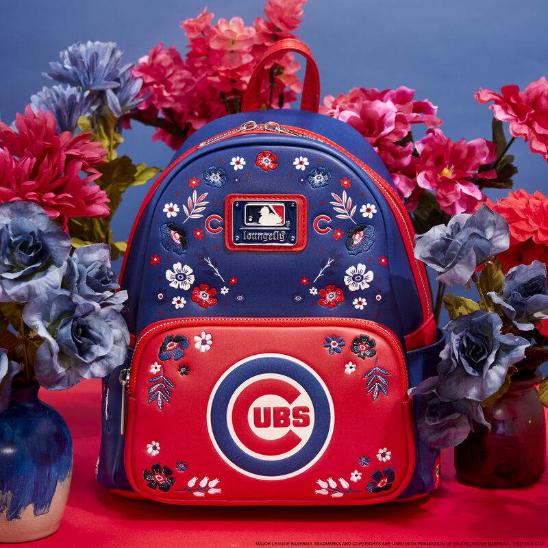 MLB Chicago Cubs Floral Mini Backpack