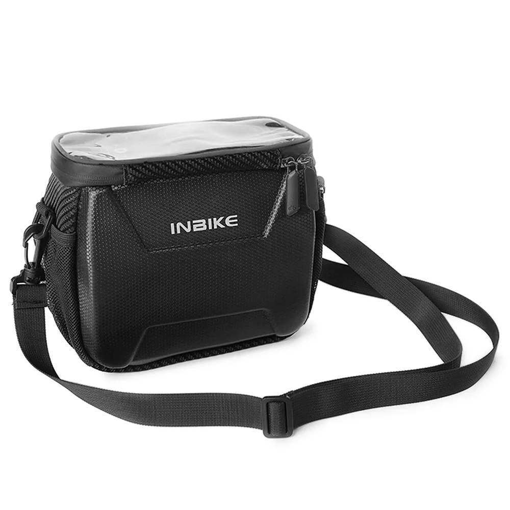 INBIKE Waterproof Bike Handlebar Bag Touch Screen Front Basket Cycling Handlebar Storage Bag Road Bike Bag
