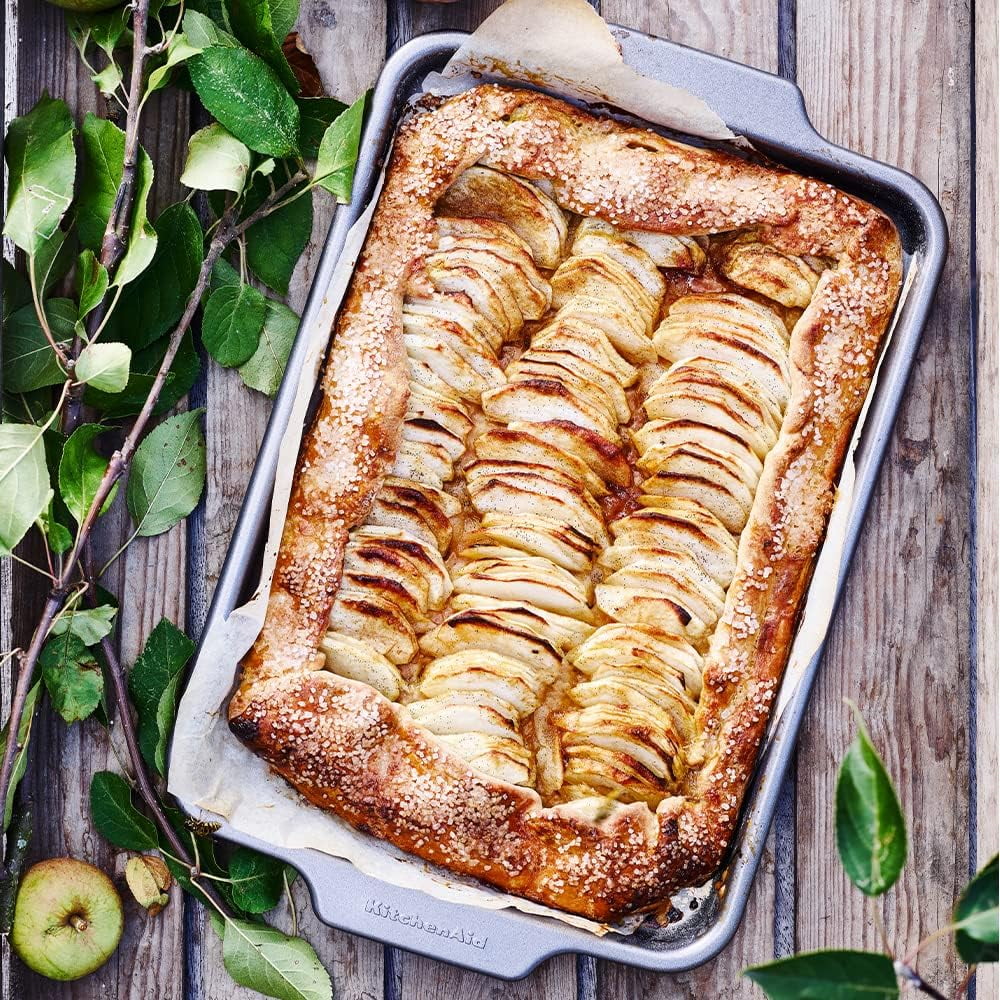 OUWI Aluminized Steel PFAS-Free Non-Stick 5-Piece Bakeware Set, Oven Safe, Dishwasher Safe, Grey