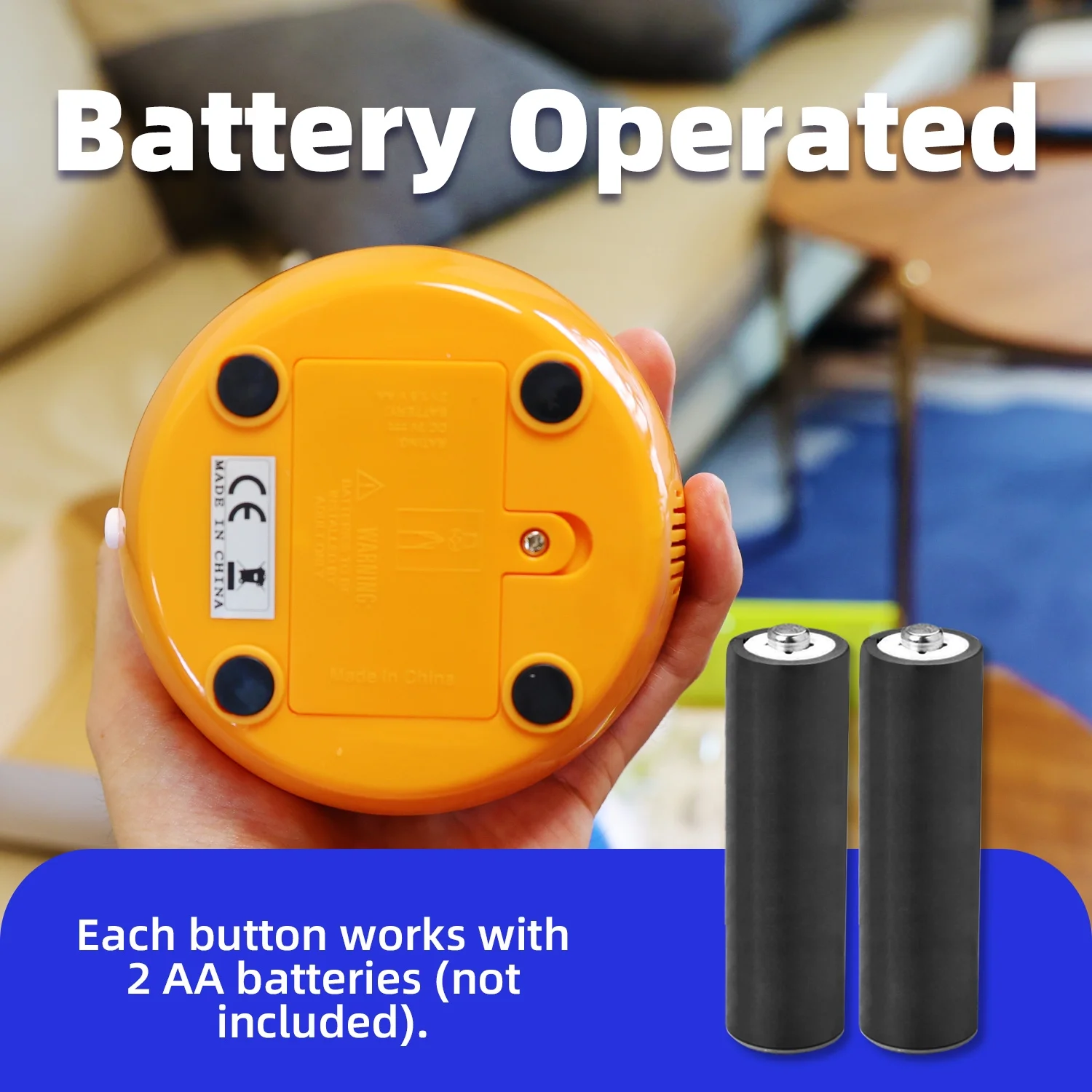 All For Paws Recordable Dog Talking Buttons, 4 Pack Interactive Cat/Dog Communication Buzzers, Pet Training Speaking Button Set