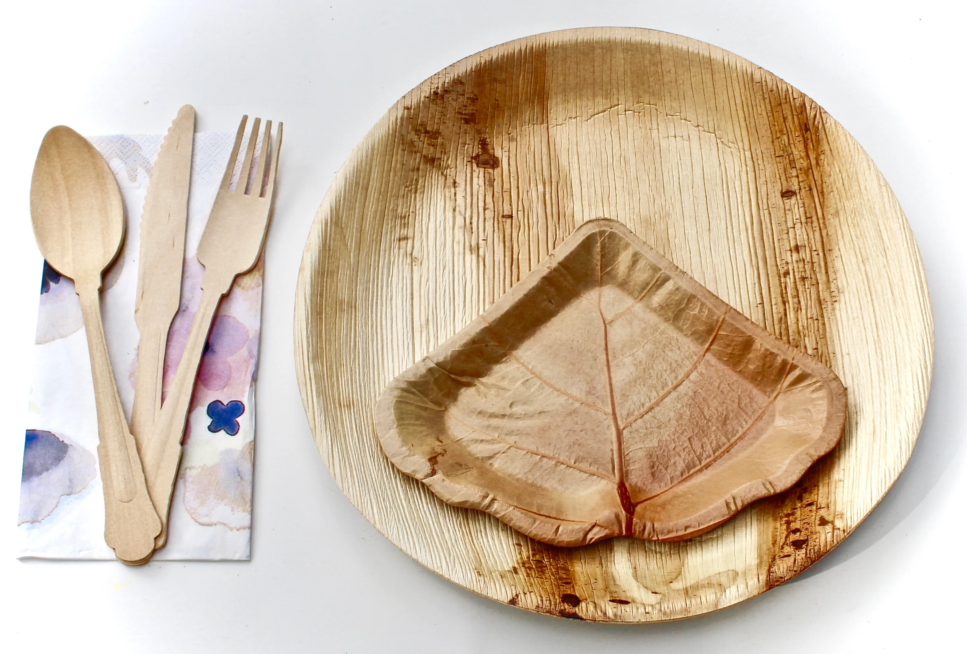 Party Palm Leaf Plates 10 Pic Round 10