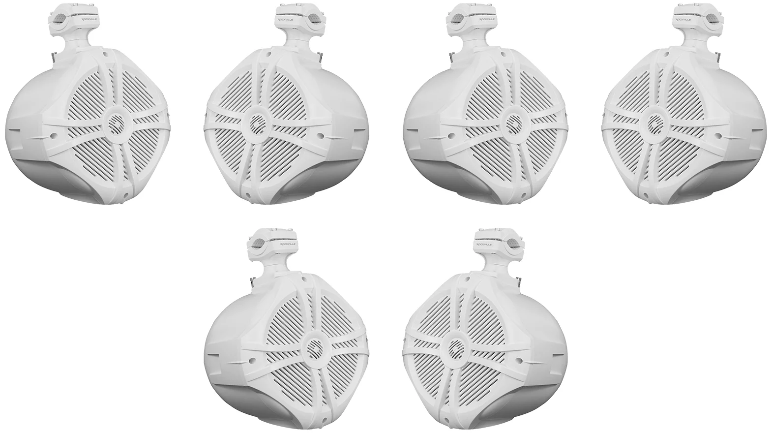 (6) Rockville RWB90W White 8