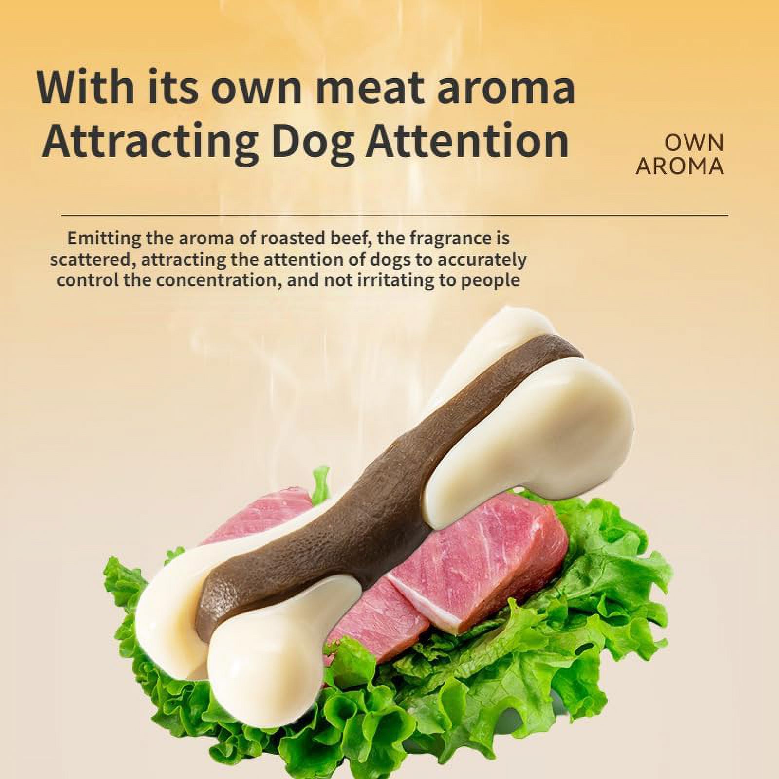 Intertest 2 Eat and Play with Bones, Clean Teeth, Grind Teeth, Stick Cowhide, Stick Dog Bite Gum, Hind Leg Bone Chew Dog Bite Toy, Pet Toy