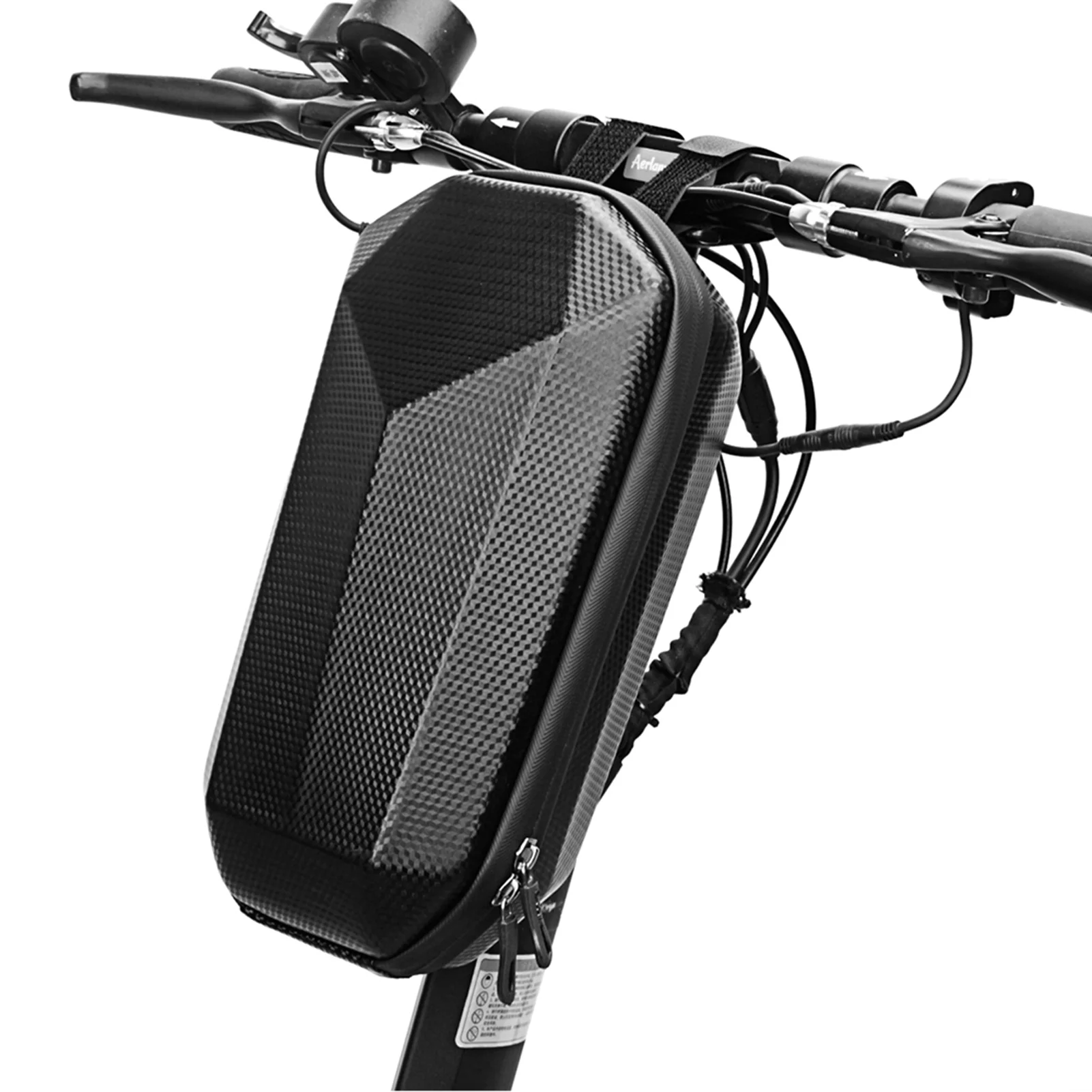 Lixada EVA Storage Bag Waterproof Hard Shell for Folding Bike Electric Handlebar Bag