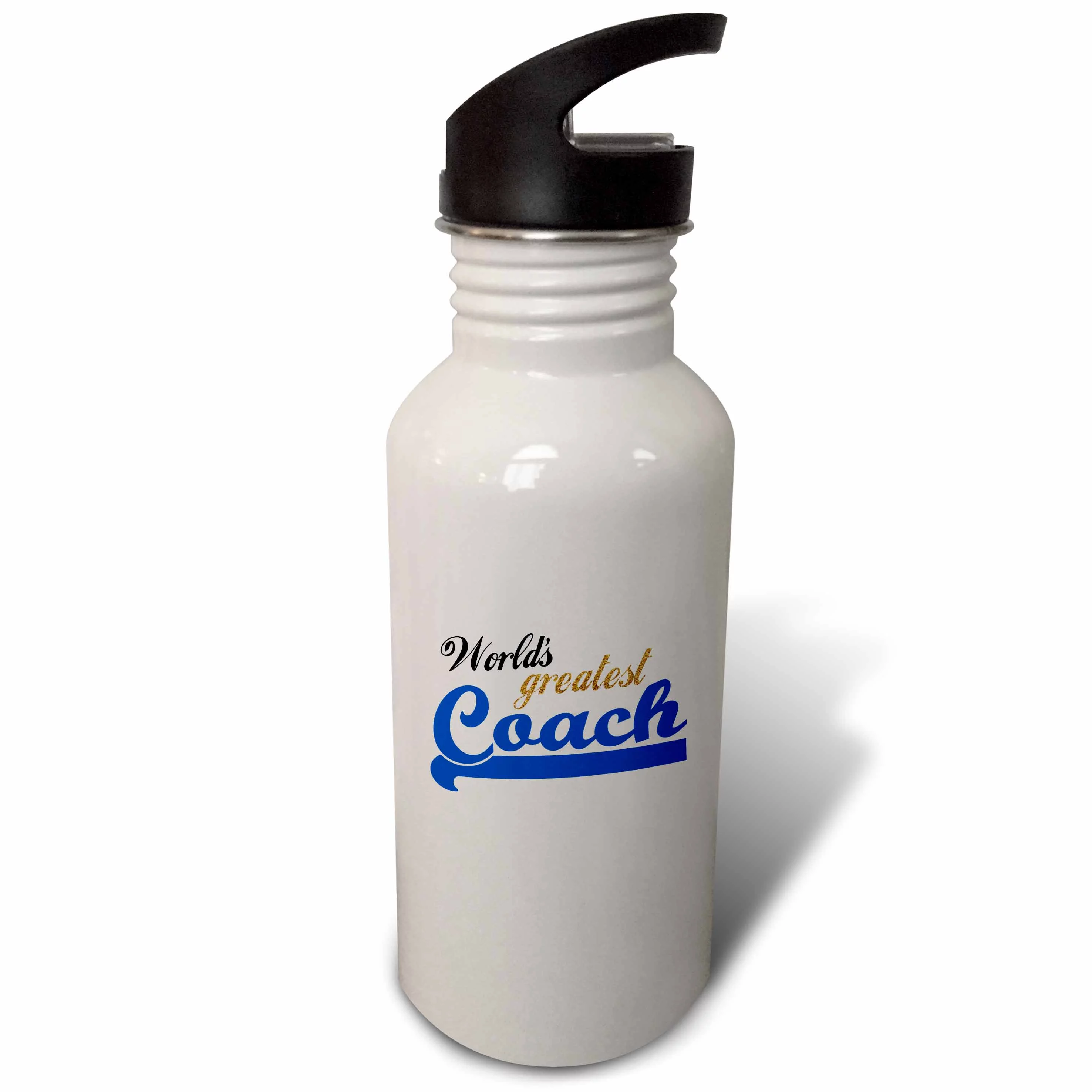 Worlds Greatest Coach - Best sports instructor - for physical education teachers and other coaches 21 oz Sports Water Bottle wb-151291-1