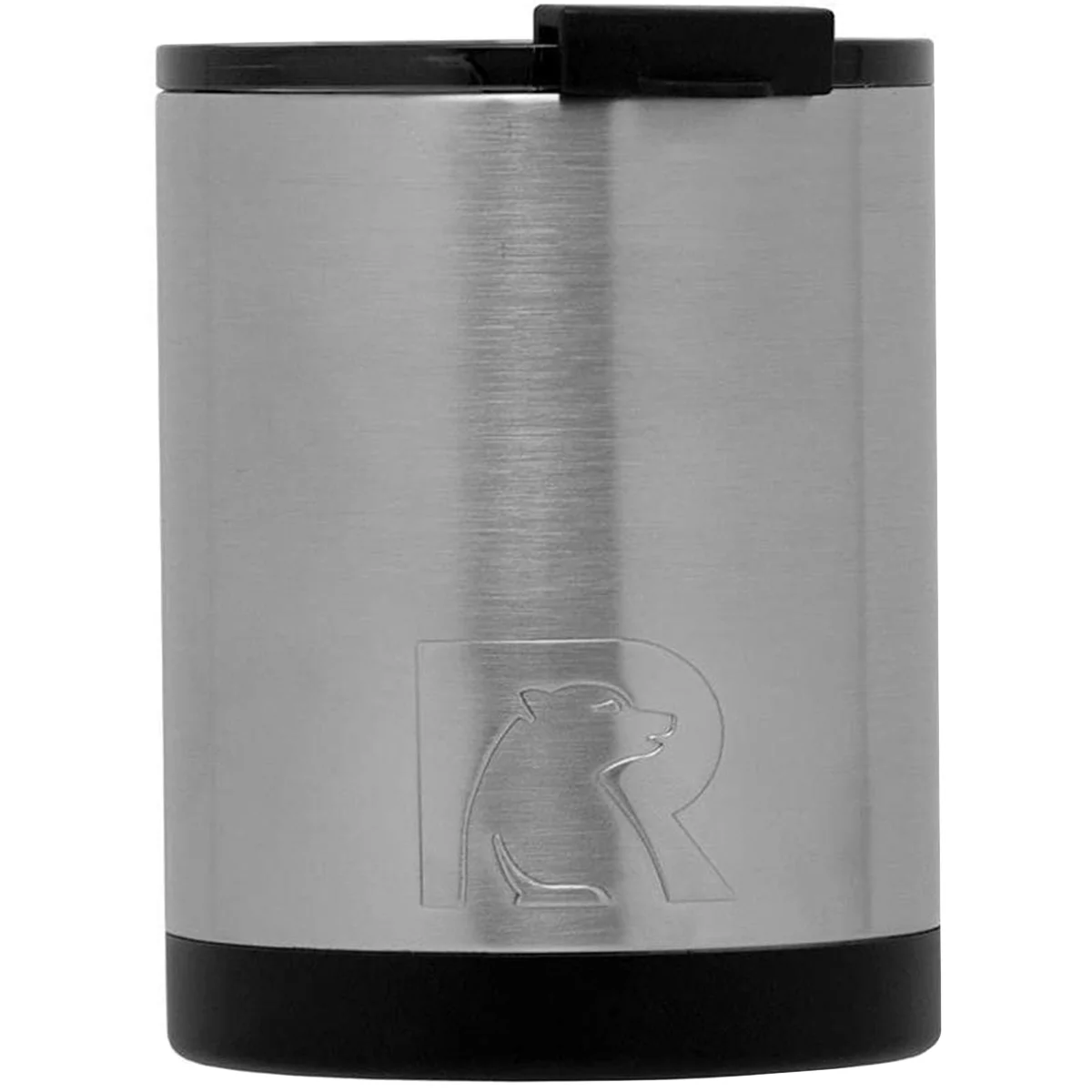 RTIC Lowball Tumbler with Splash Proof Lid, 12 oz, Stainless, Insulated Travel Stainless Steel Coffee Mug, Sweat Proof, Keeps Hot & Cold Longer