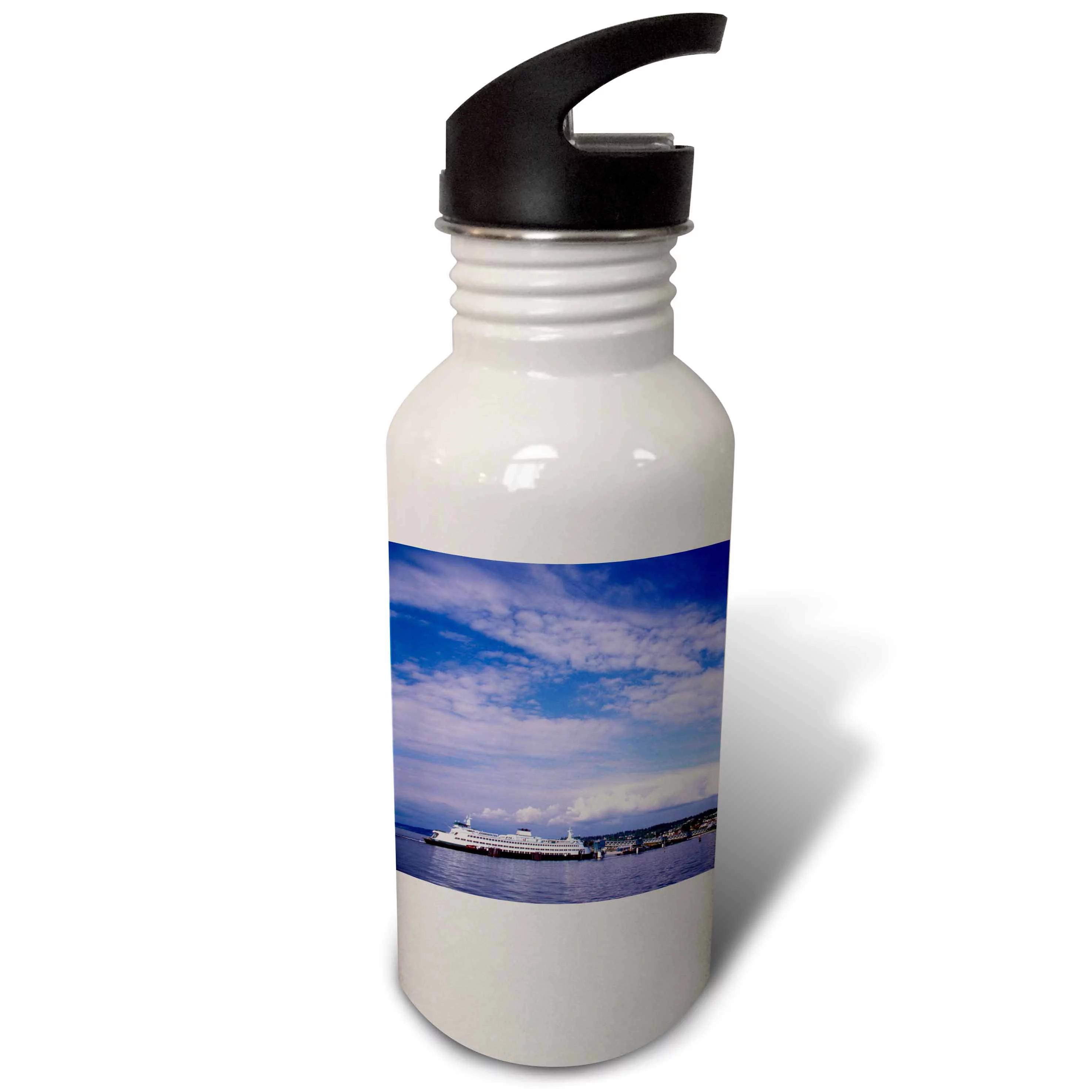 Washington, Edmonds, Edmonds-Kingston Ferry - US48 RTI0156 - Rob Tilley 21 oz Sports Water Bottle wb-96755-1