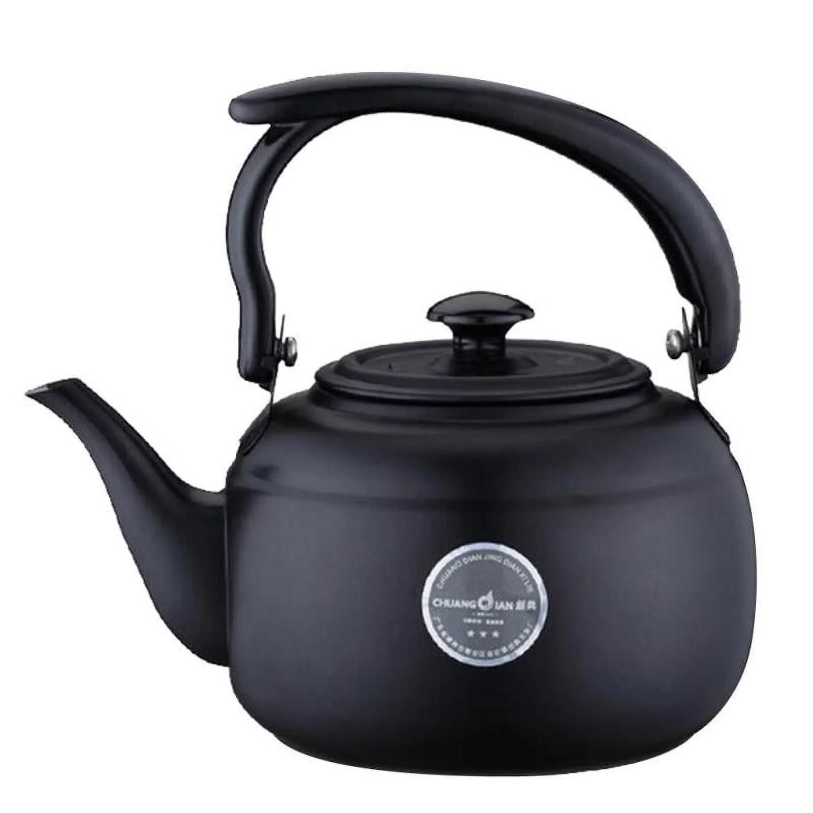 Tea Kettle Stainless Steel Teapot Teakettle Hot Pot for Stovetop Rust Resistant, Fast Boiling, Home Office Use, 1