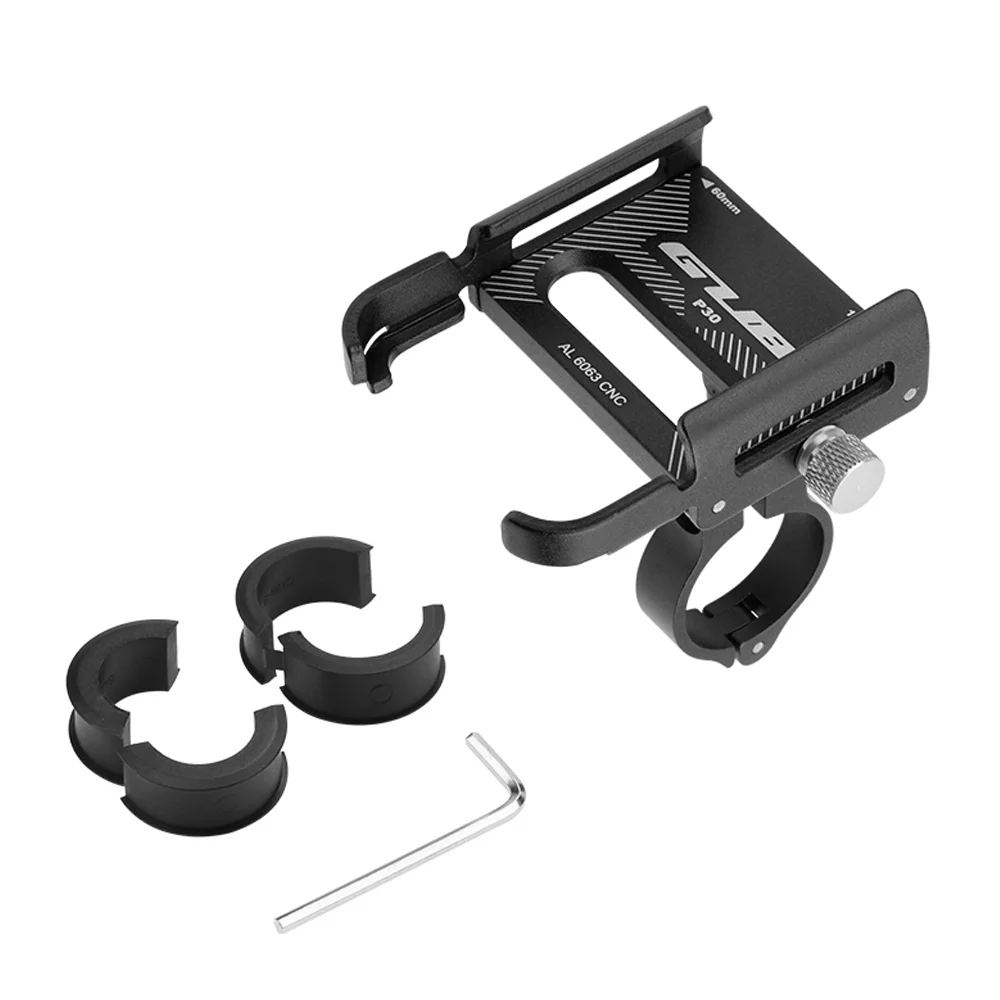 GUB Aluminum Cycling Phone Mount Adjustable 360 Degree Rotation Anti-Slip Bike Handlebar Stand