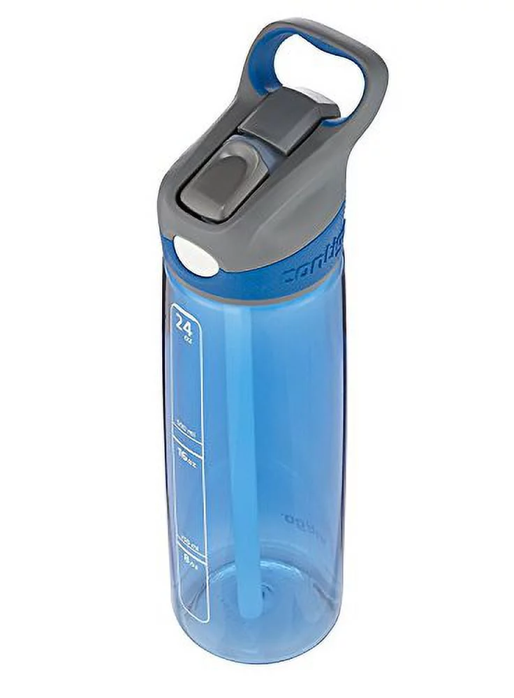 Contigo AUTOSPOUT Straw Addison Water Bottle, 24 oz, Monaco