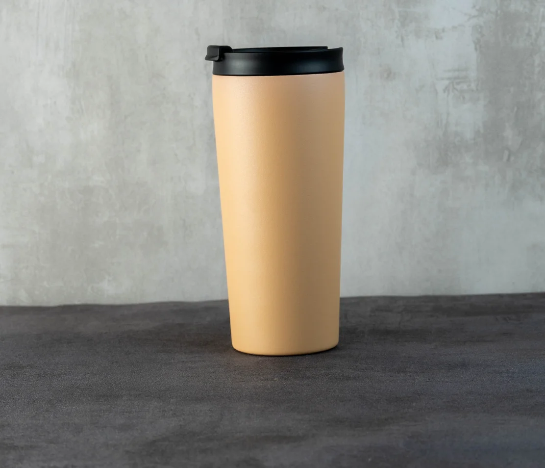 Simple Modern Insulated Tumbler 24oz with Lid and Straw , Iced Coffee Cup Reusable Stainless Steel Water Bottle Travel Mug-khaki