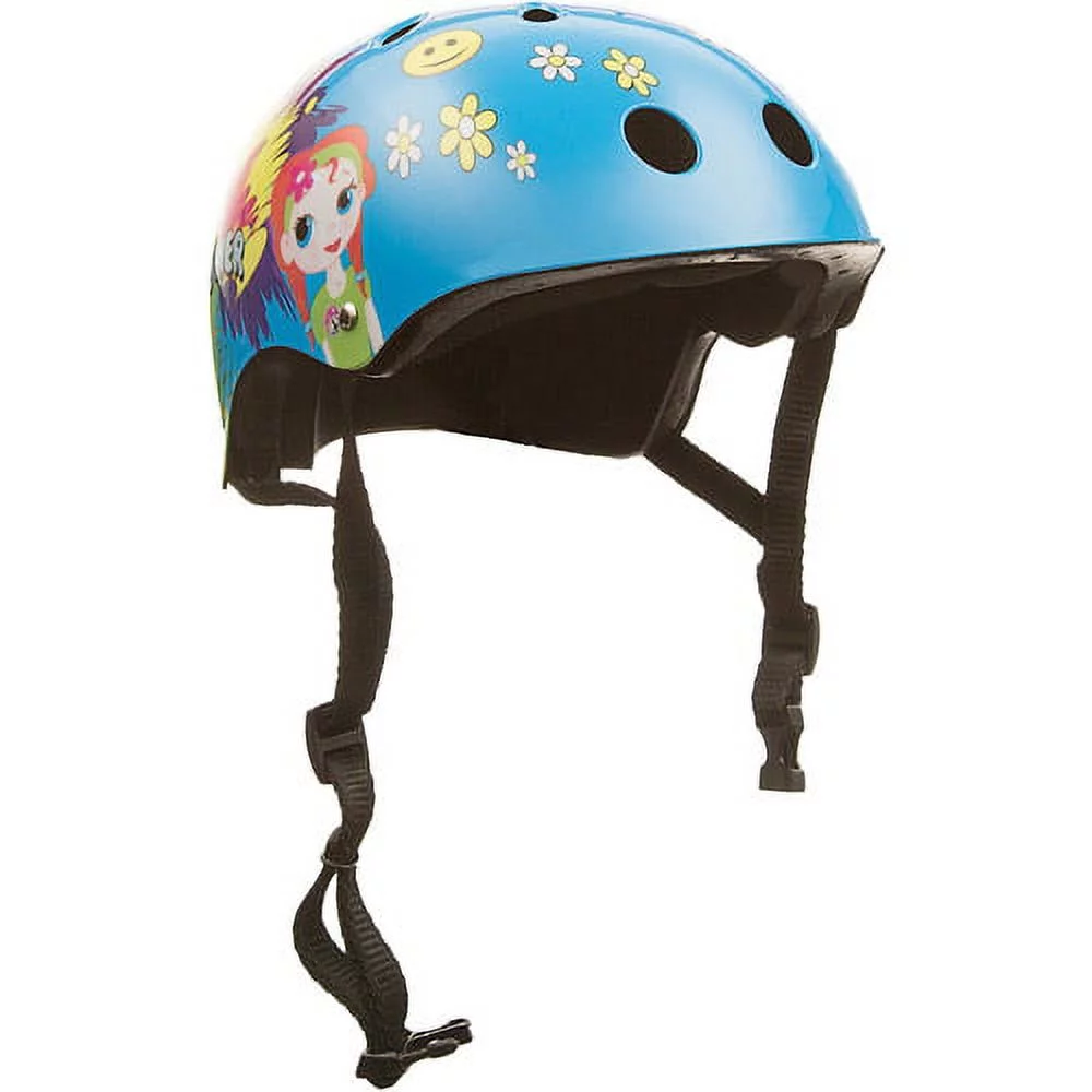 TITAN Flower Power Princess Protective BMX and Skateboard Helmet