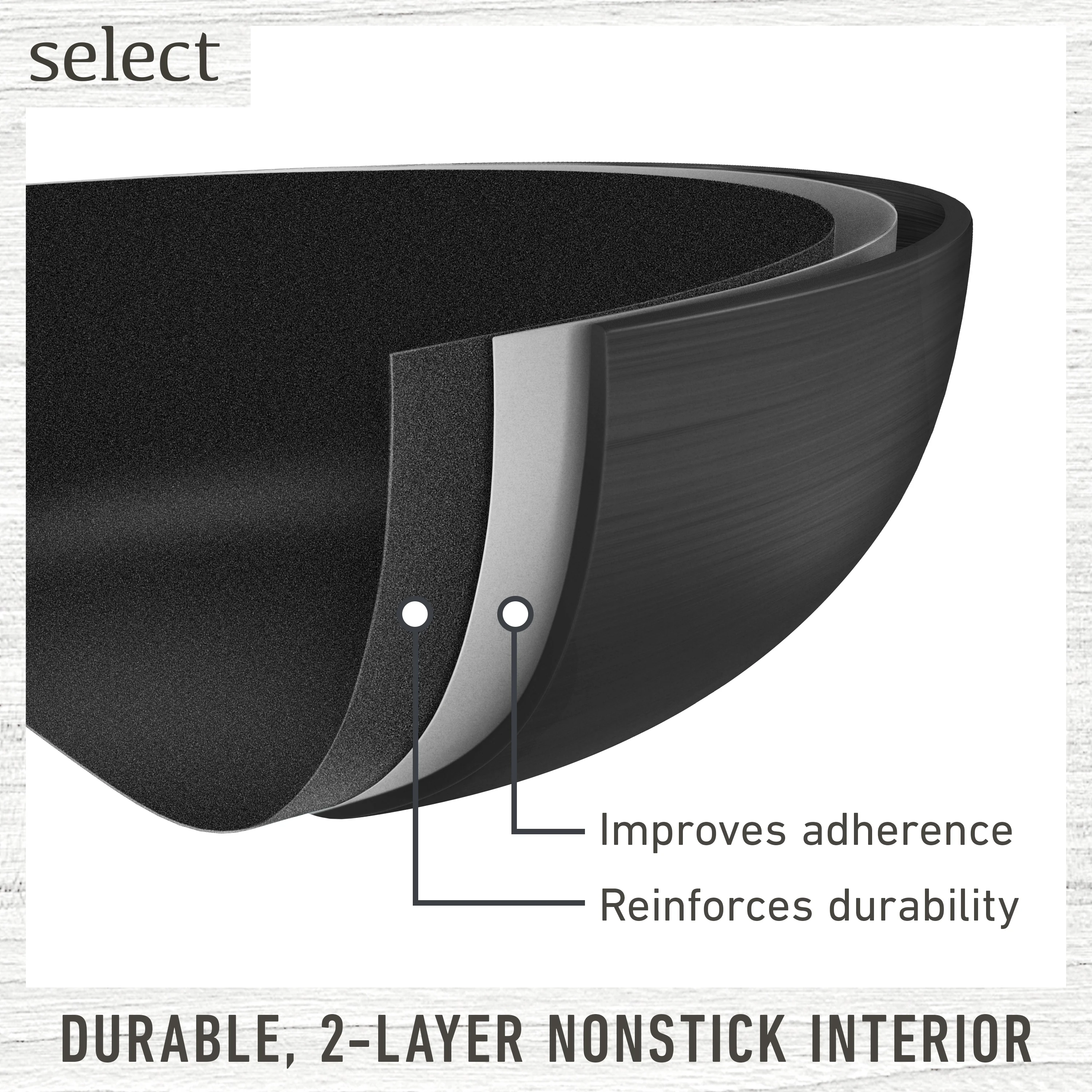 Select by Calphalon Hard-Anodized Nonstick Pots and Pans, 10-Piece Cookware Set