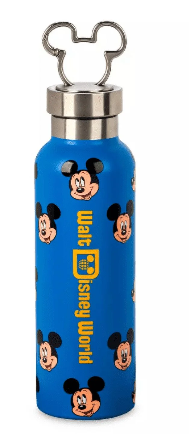 Disney Parks Mickey Mouse Stainless Steel Water Bottle &ndash; WDW New With Tags