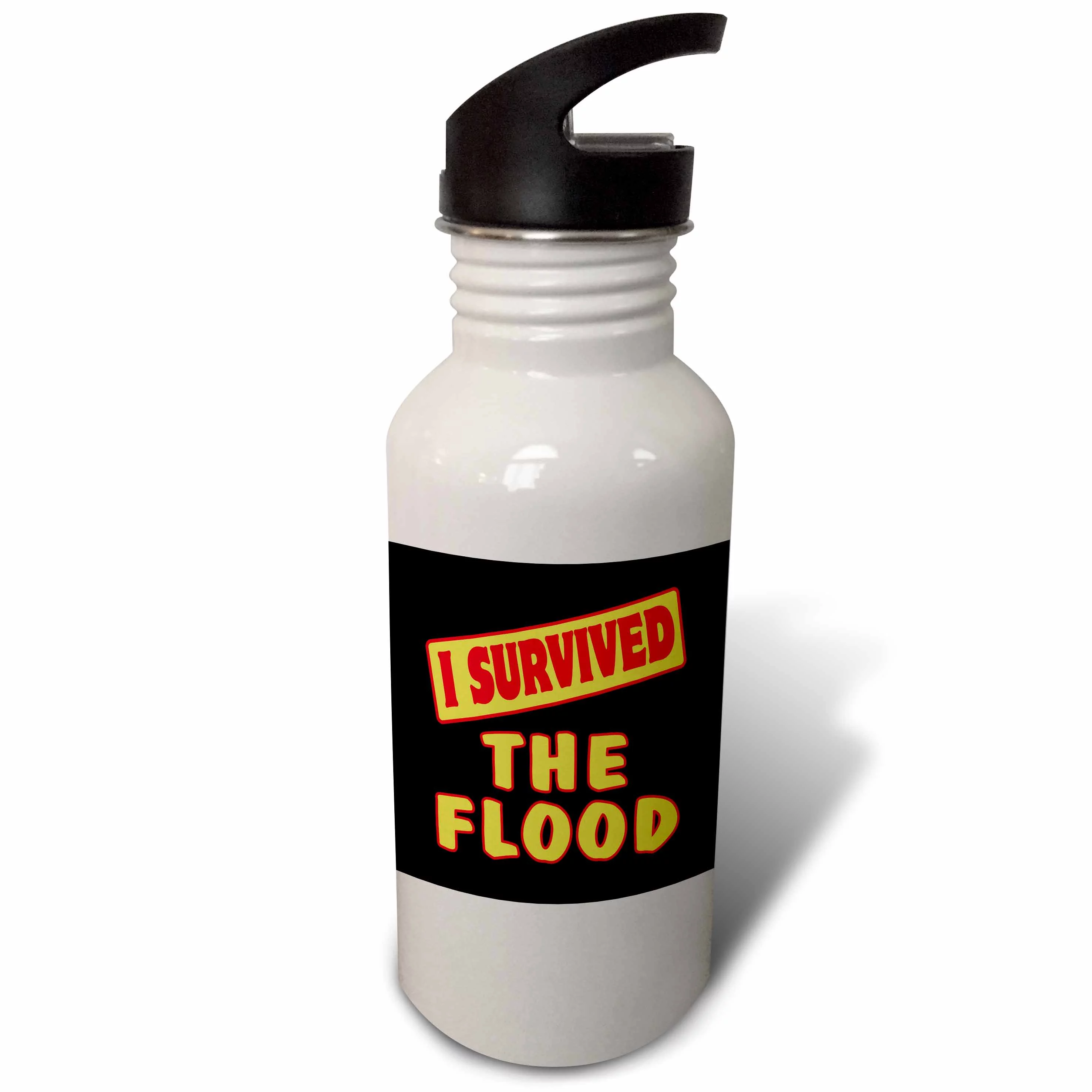 I Survived The Flood Survial Pride And Humor Design 21 oz Sports Water Bottle wb-118337-1