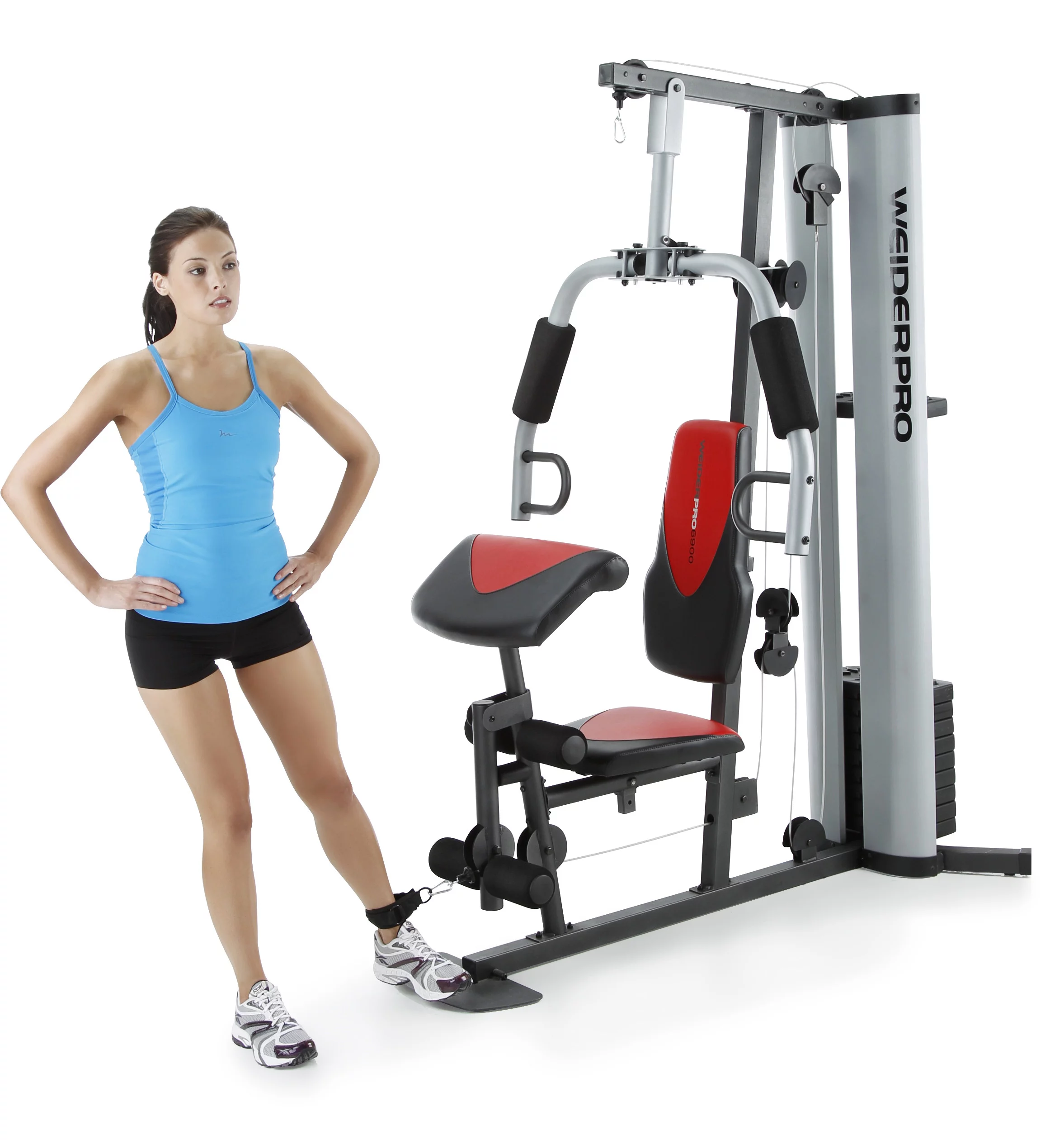 Weider Pro 6900 Home Gym System with 125 Lb. Weight Stack