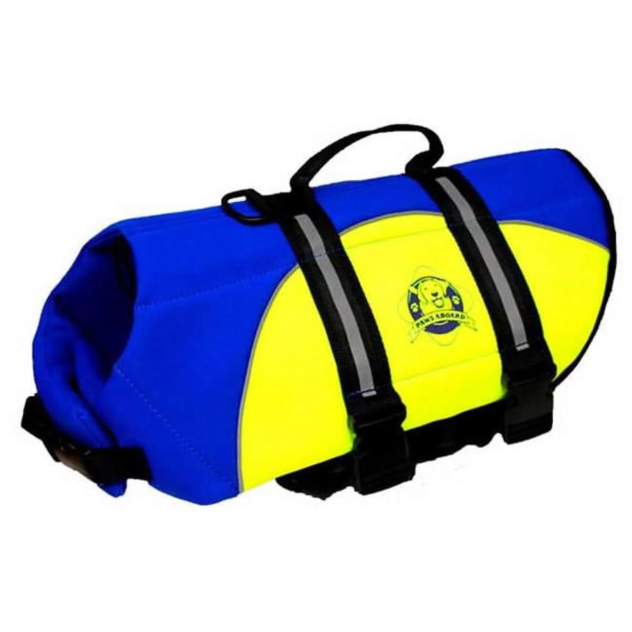 Paws Aboard PA- Neoprene Doggy Life Jacket Small Blue- Yellow